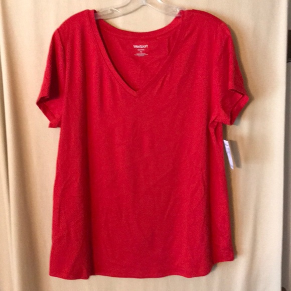 dress barn red tops
